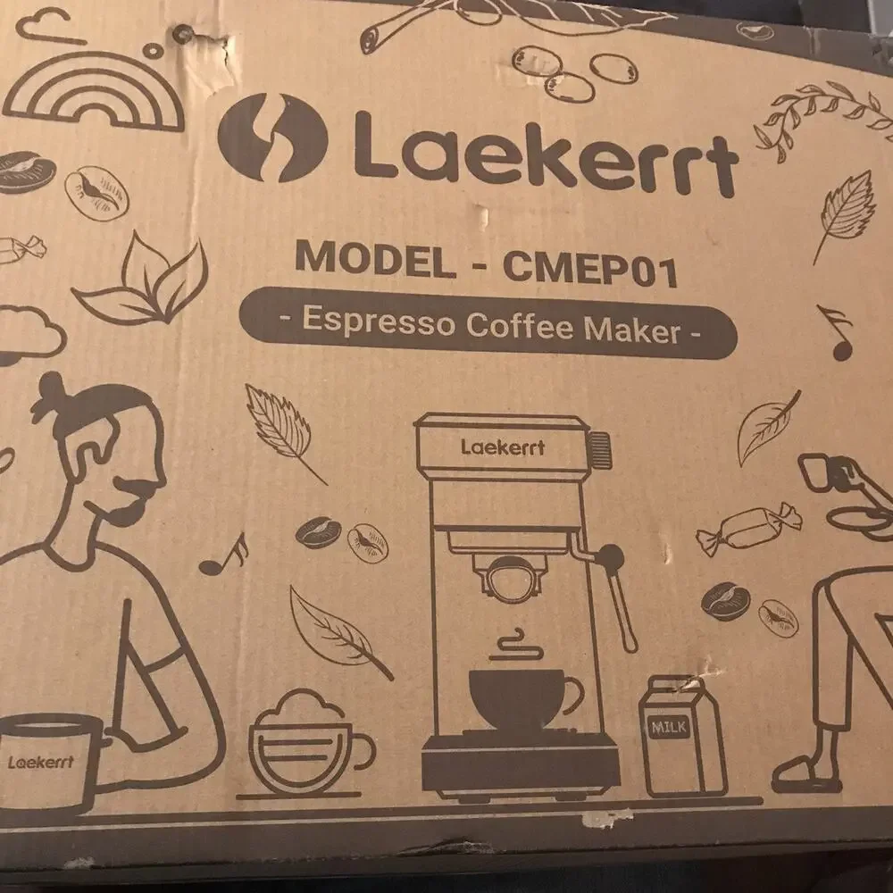 Laekerrt Espresso Machine 20 Bar Coffee Maker CMEP02 with Commercial Milk Frothe
